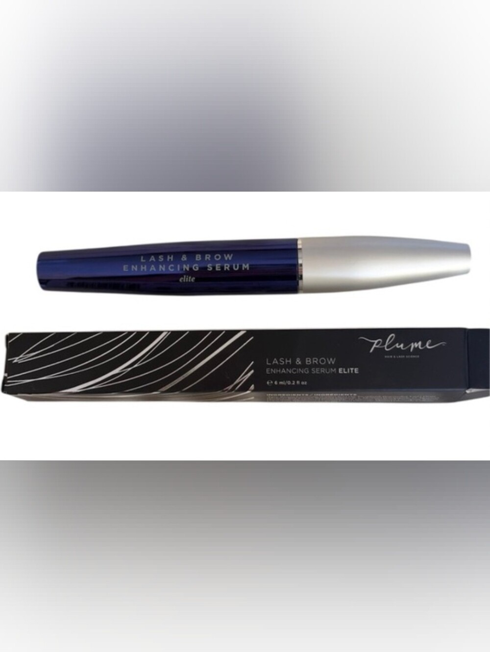Plume Lash & Brow Enhancing Serum Elite - Navy & Silver